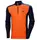 Helly Hansen Lifa half zip undershirt with merino wool, Navy/dark orange, Navy/dark orange, swatch