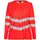 Engel Safety women's long-sleeved T-shirt, Hi-Vis Red, Hi-Vis Red, swatch