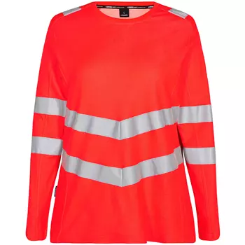 Engel Safety langärmliges Damen T-Shirt, Hi-Vis Rot
