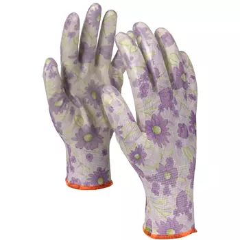 OX-ON Garden Basic 5006 work gloves, Purple/green