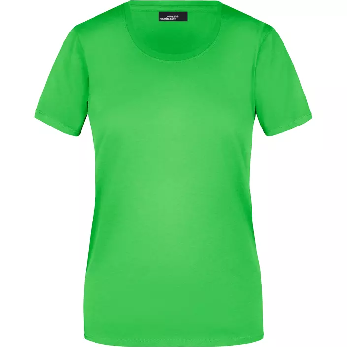 James & Nicholson Basic-T Damen T-Shirt, Lime-Green, large image number 0
