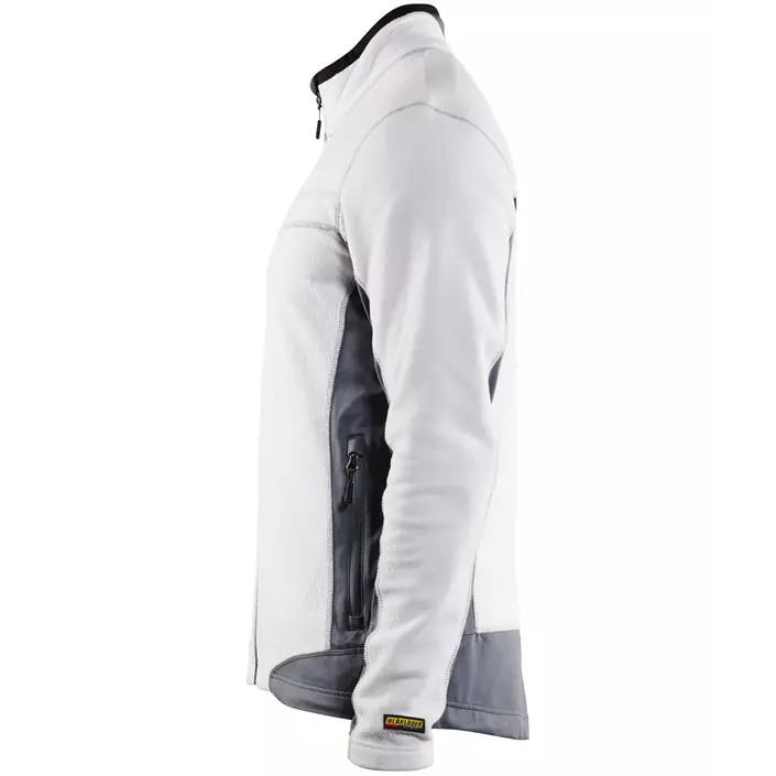 Blåkläder Microfleece jacket, White/Grey, large image number 1