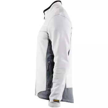 Blåkläder Microfleece Jacke, Weiß/Grau