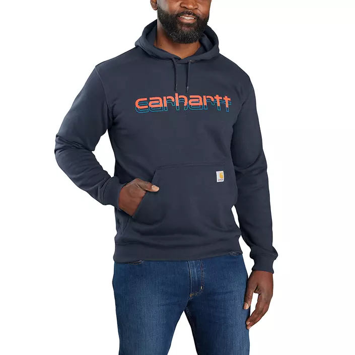 Carhartt Rain Defender Graphic hoodie, New Navy, large image number 1