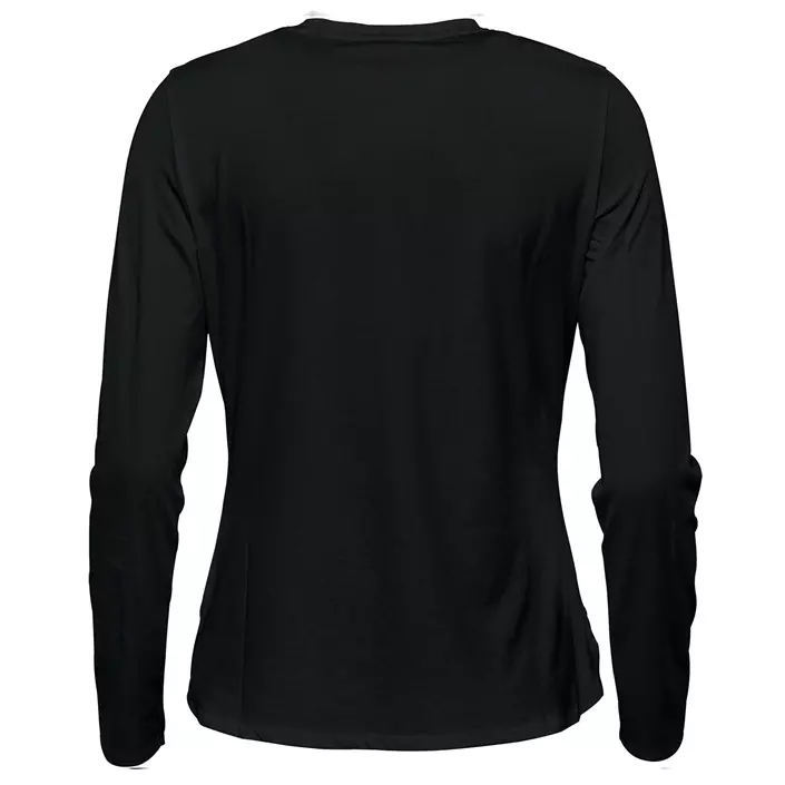 Stormtech Torcello Henley long-sleeved women's Grandad T-shirt, Black, large image number 1