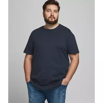 Jack & Jones JJENOA Plus Size T-shirt, Navy Blazer