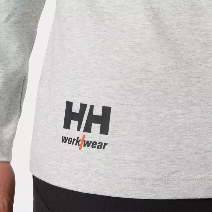 Helly Hansen Kensington långärmad T-shirt, Grey melange, large image number 5