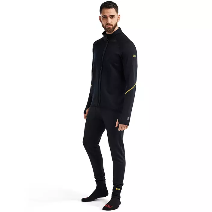 Blåkläder FR uld termounderbukser, Sort, large image number 1