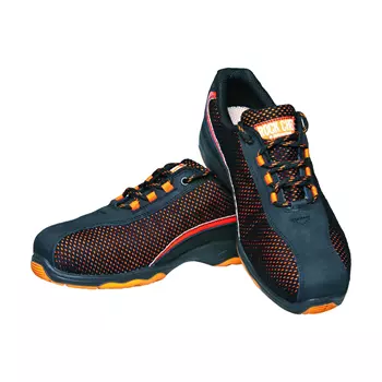 Karlowsky ROCK CHEF® step 1 safety shoes S1P, Black/Orange