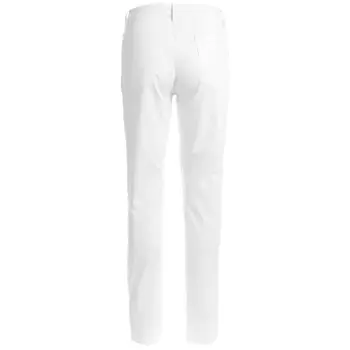 Kentaur women's trousers with regular waist, White