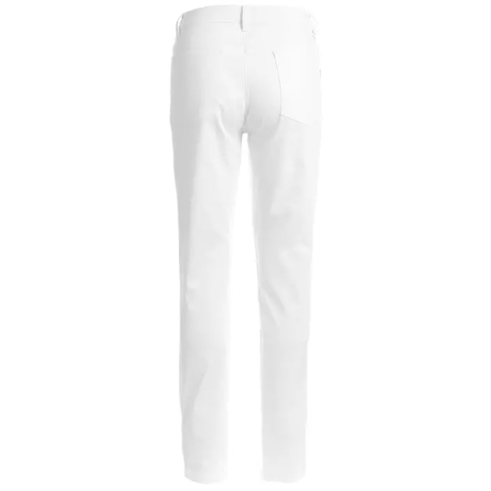 Kentaur women's trousers with regular waist, White, large image number 1