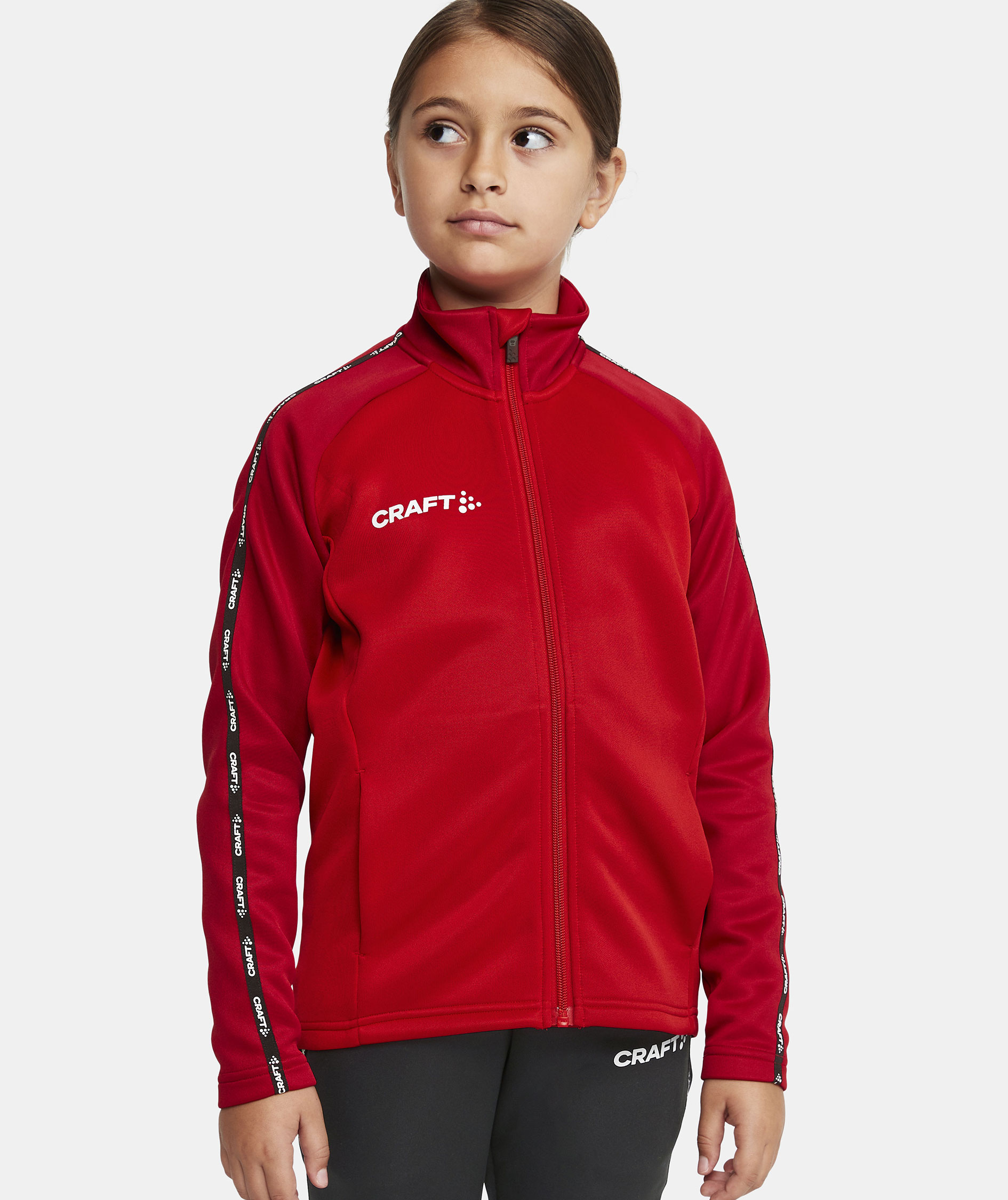 Craft Squad 2.0 cardigan for kids, Bright Red-Express, large image number 5