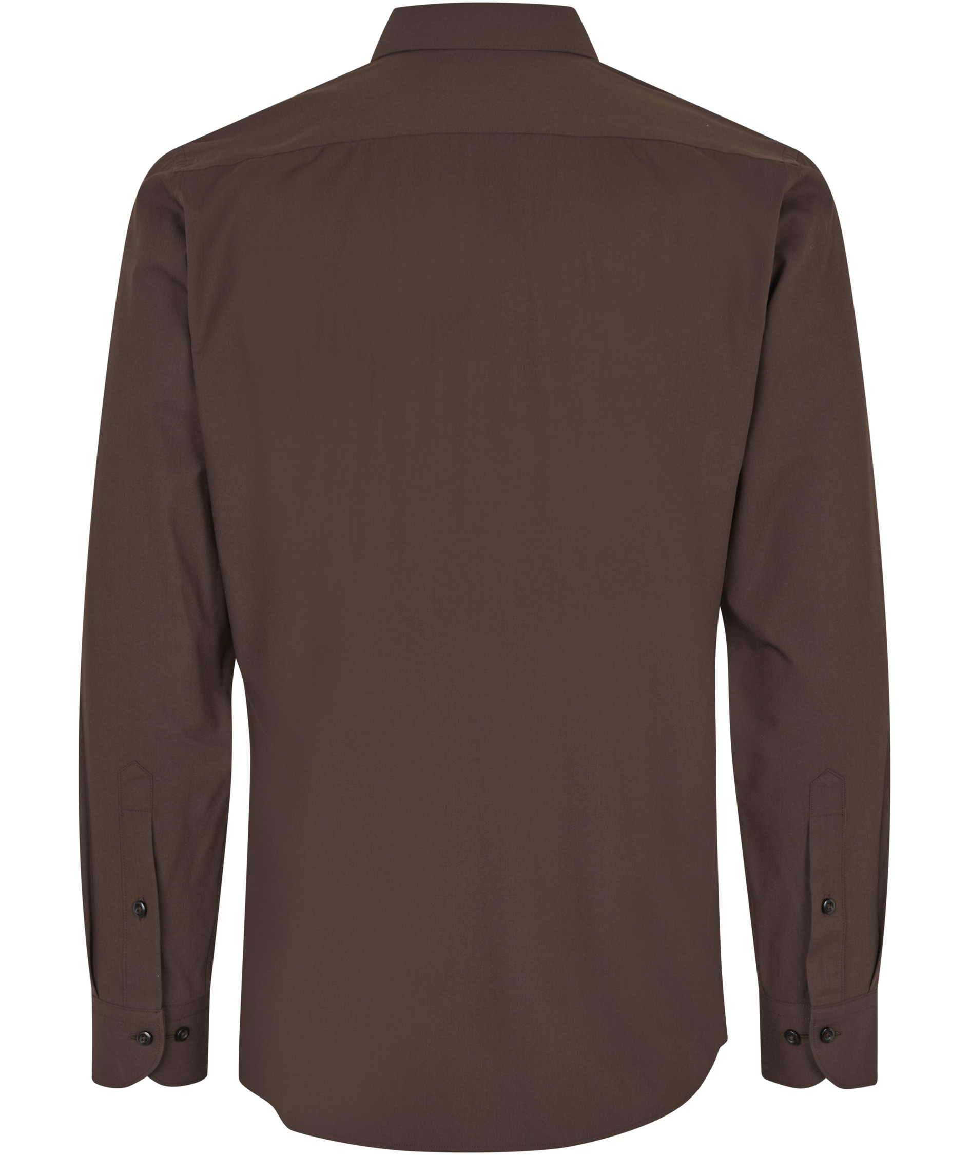 Seven Seas hybrid Slim fit skjorte, Mocca, large image number 2