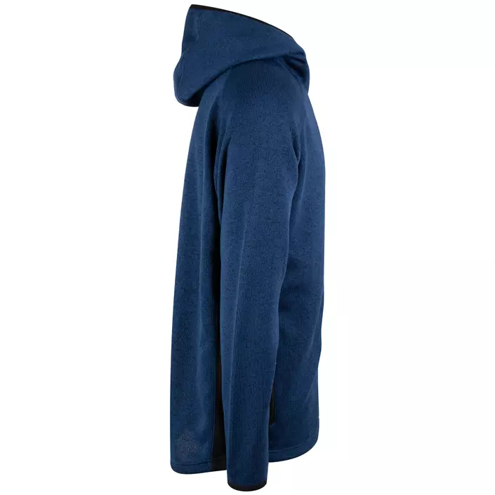 NYXX Essential fleece cardigan, Marinemeleret, large image number 2