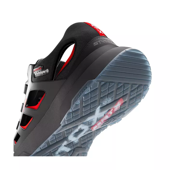 Airtox FS22 ATX sikkerhedssandal S1PS, Sort, large image number 6