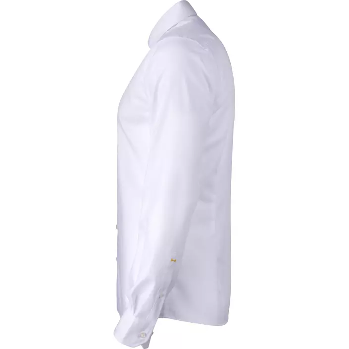 J. Harvest & Frost Twill Yellow Bow 50 slim fit skjorte, Hvid, large image number 2