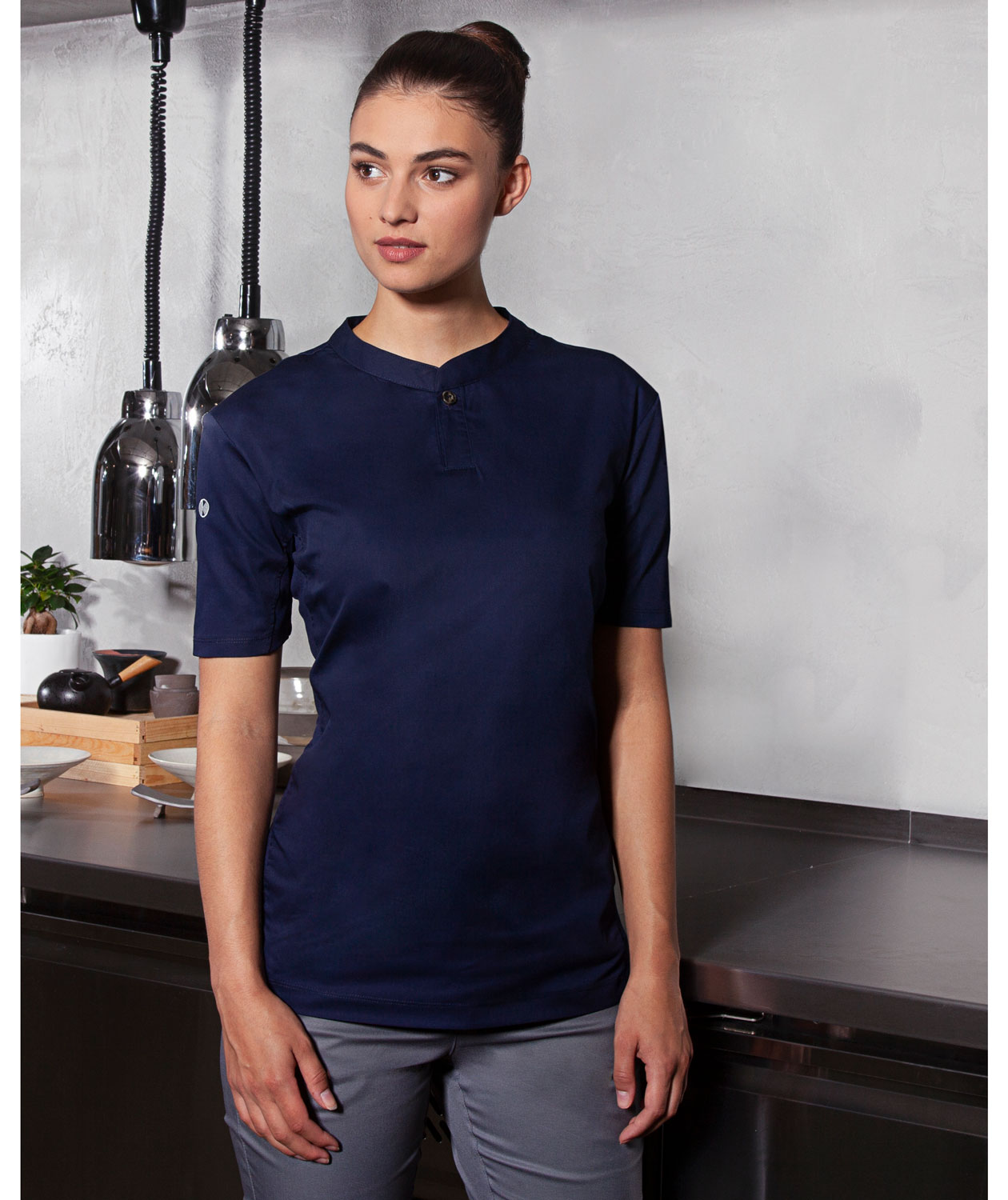 Karlowsky Performance dame polo t-shirt, Navy, large image number 1