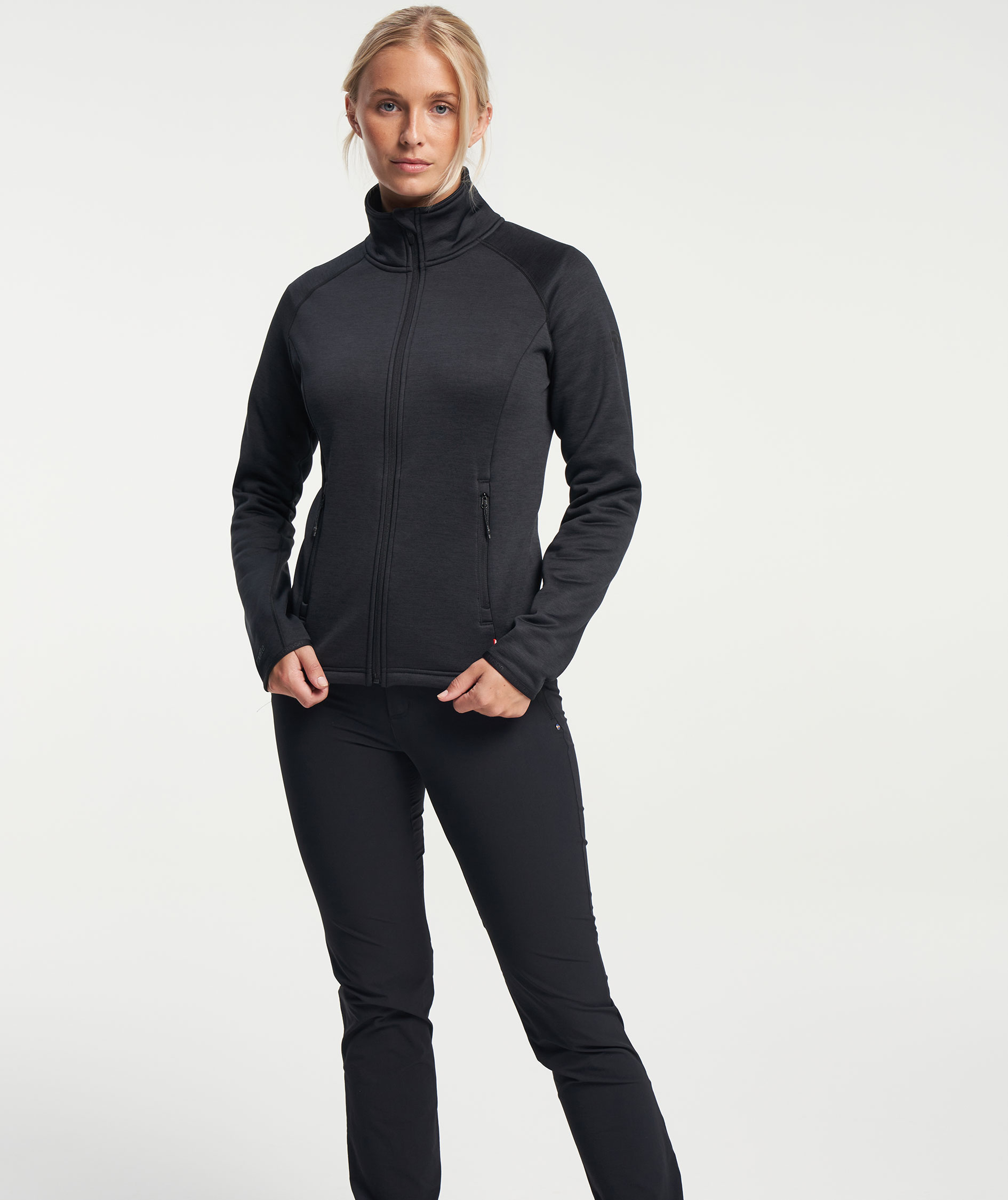 Tenson TXlite dame cardigan, Black, large image number 1