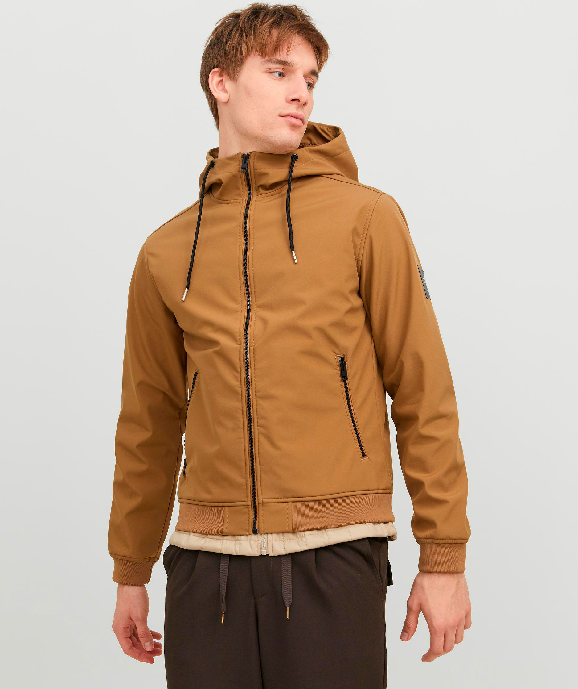 Jack & Jones JJEBASIC softshell jacket, Otter