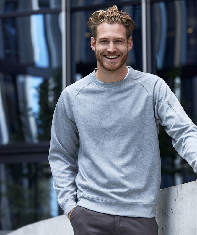 Clique Basic Active  sweatshirt, Grey Melange, large image number 2