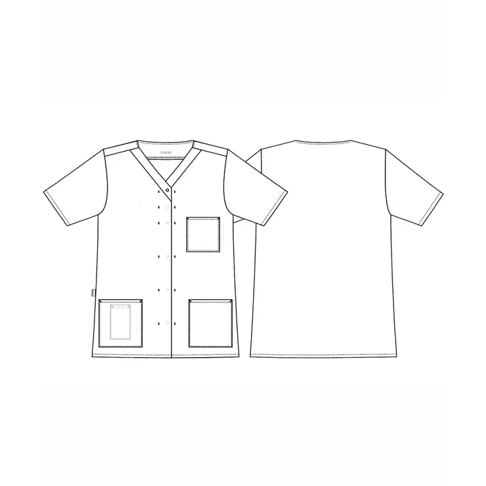 Kentaur kortärmad skjorta dam, Vit, large image number 3