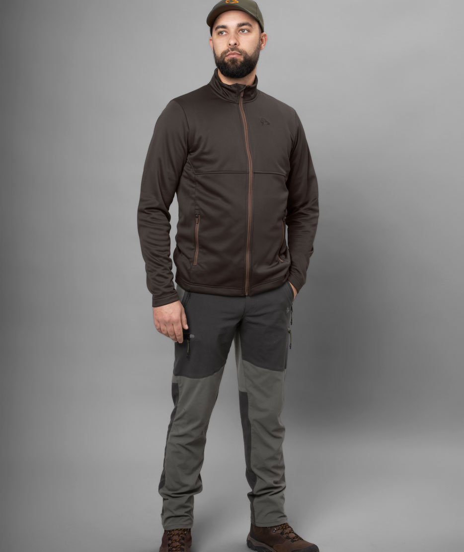 Seeland Elliot fleece jacket, Dark brown