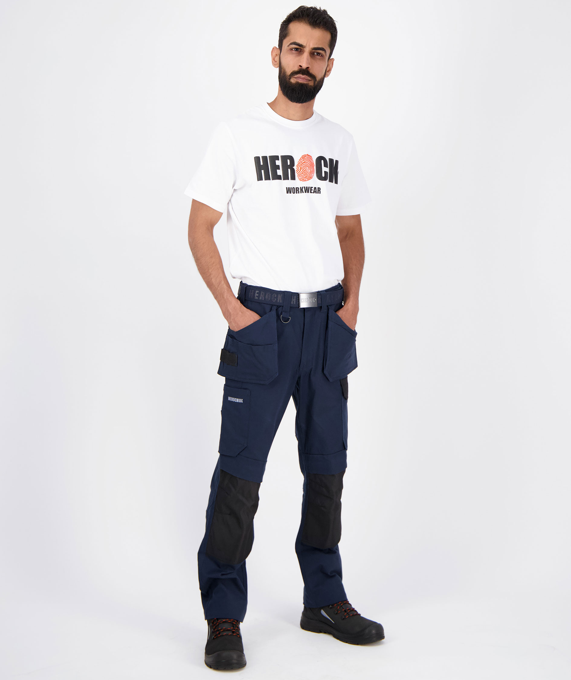 HEROCK Spero hantverksbyxa, Navy/black, large image number 1