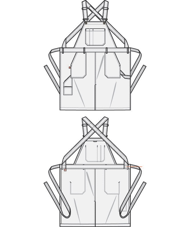Segers 4092 sm&aelig;kforkl&aelig;de med lommer, Nougat, Nougat, large image number 3