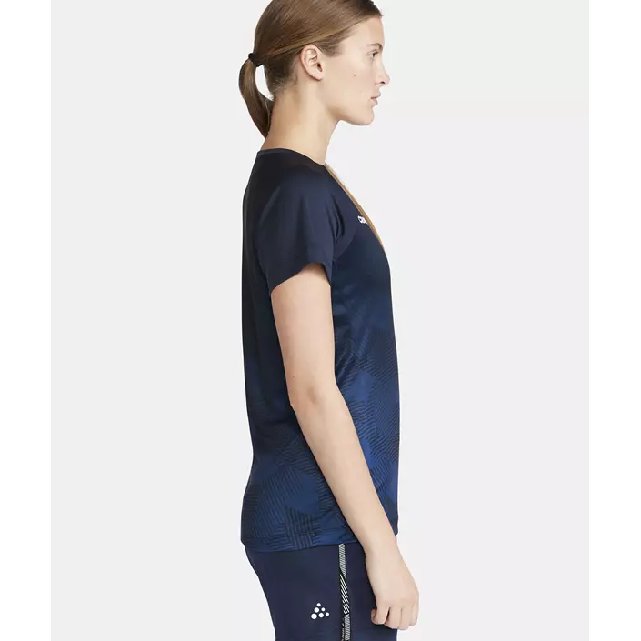 Craft Premier Fade Jersey Damen T-Shirt, Navy, large image number 7