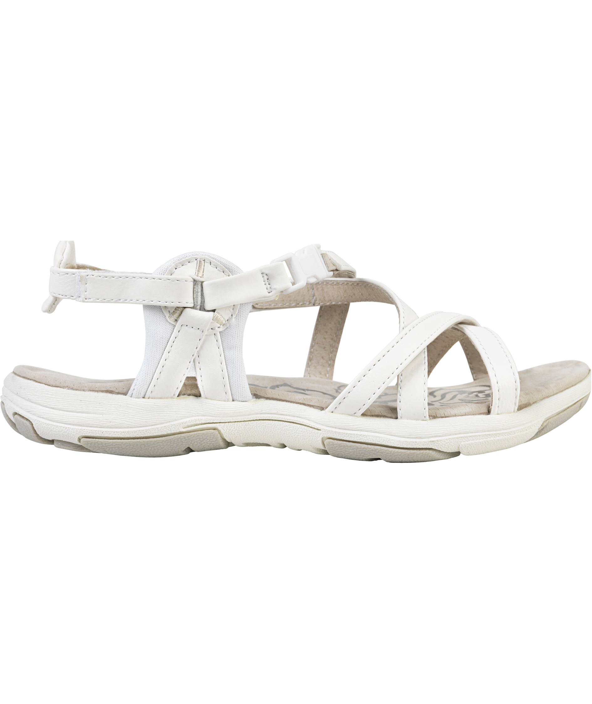 Praxis Riva dame sandaler, Hvid