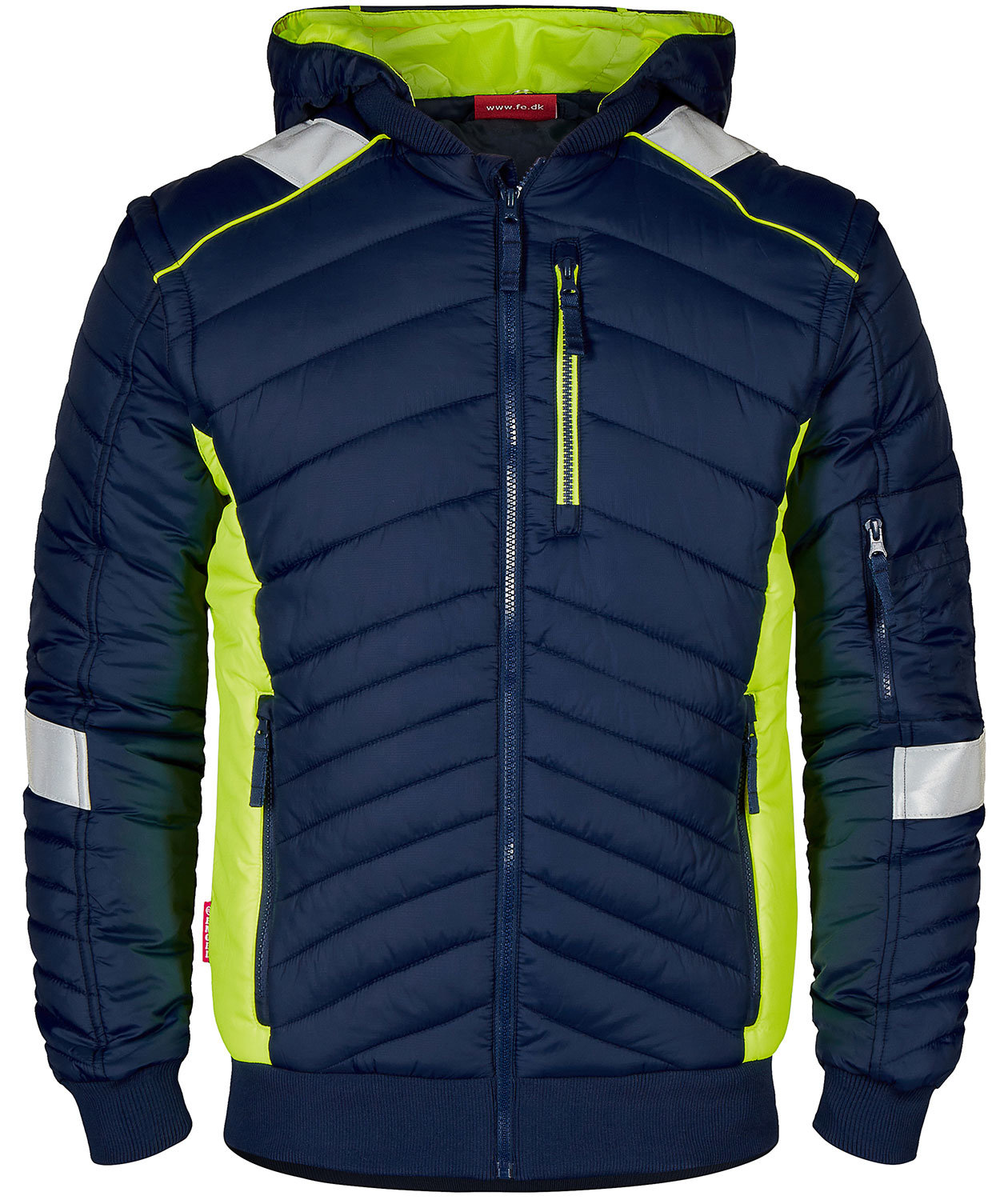 Engel 2-i-1 Cargo jacka, Blue Ink/Gul