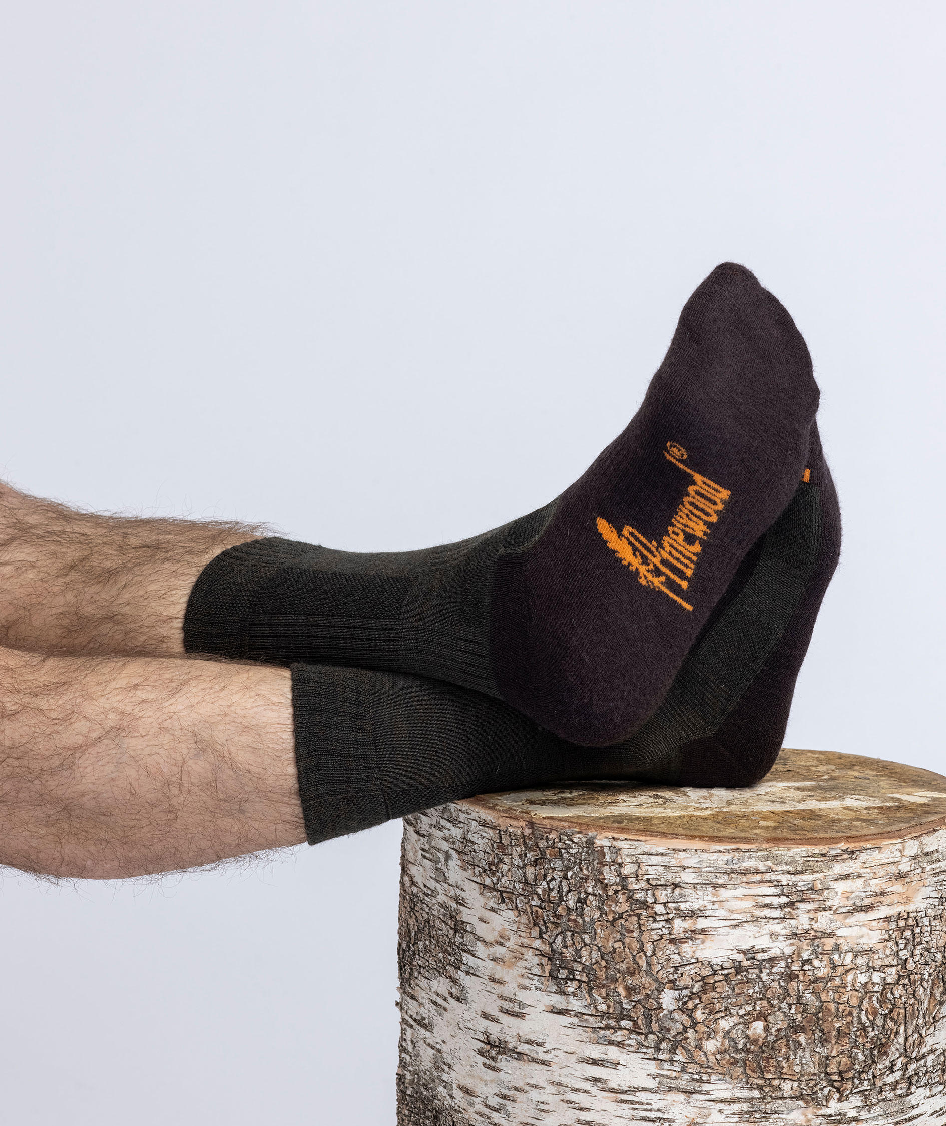 Pinewood Trekking str&oslash;mper med merinould, Green/Brown, large image number 2