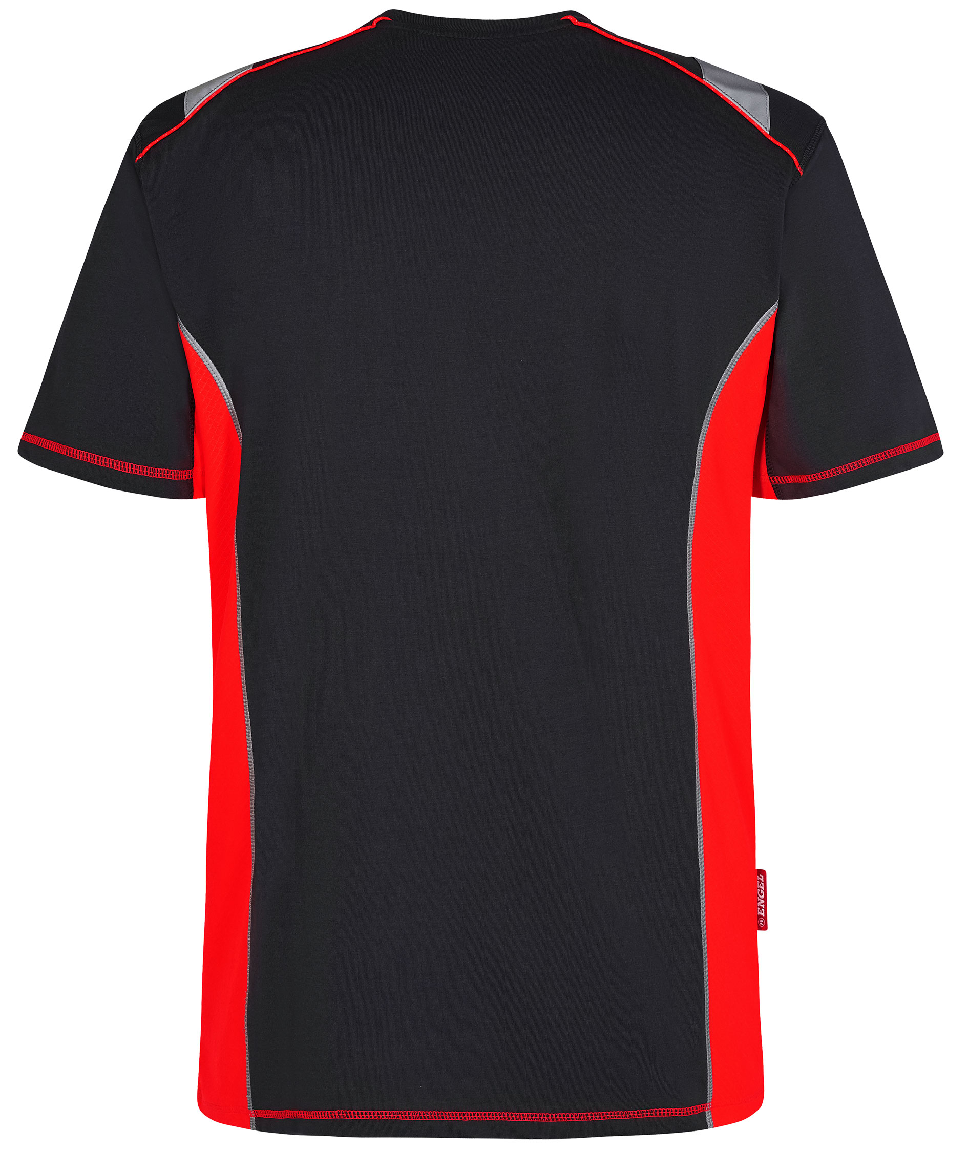 Engel Cargo T-skjorte, Svart/R&oslash;d, large image number 2