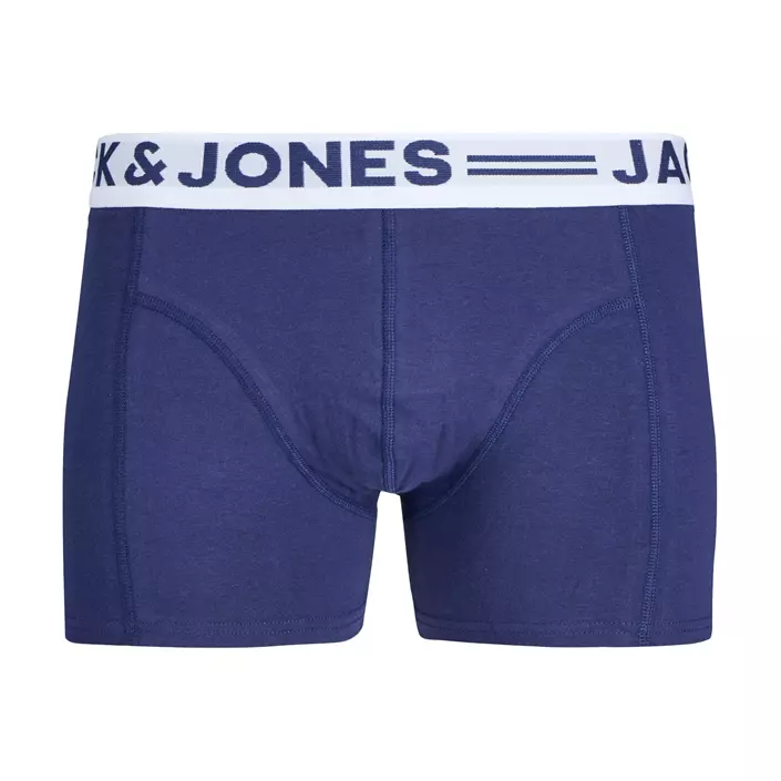 Jack & Jones Sense 3-pak boxershorts, Dark Grey Melange/Ocean Cavern/Black, large image number 1