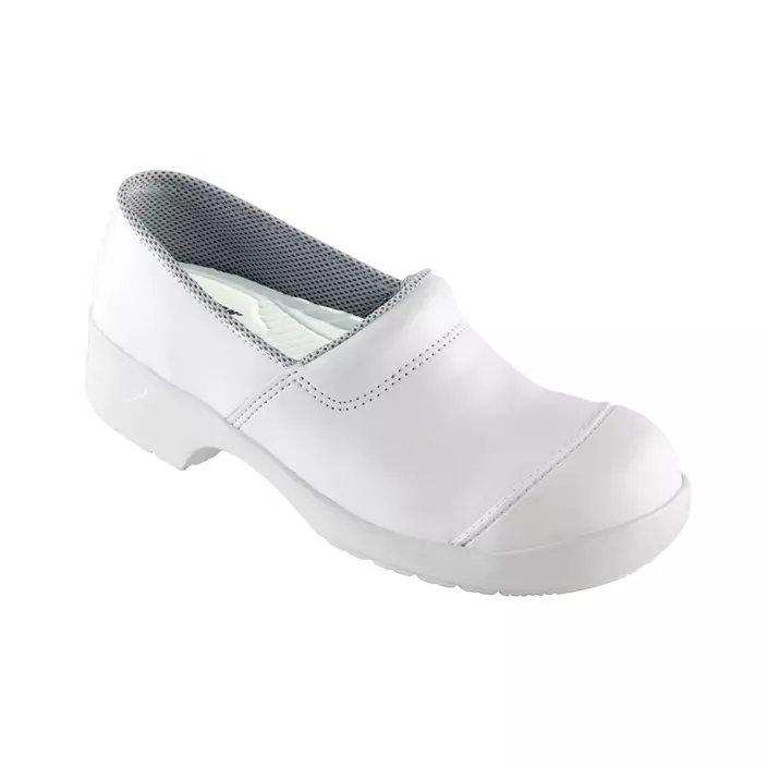 Euro-Dan Flex safety clogs with heel cover S2, White, large image number 0