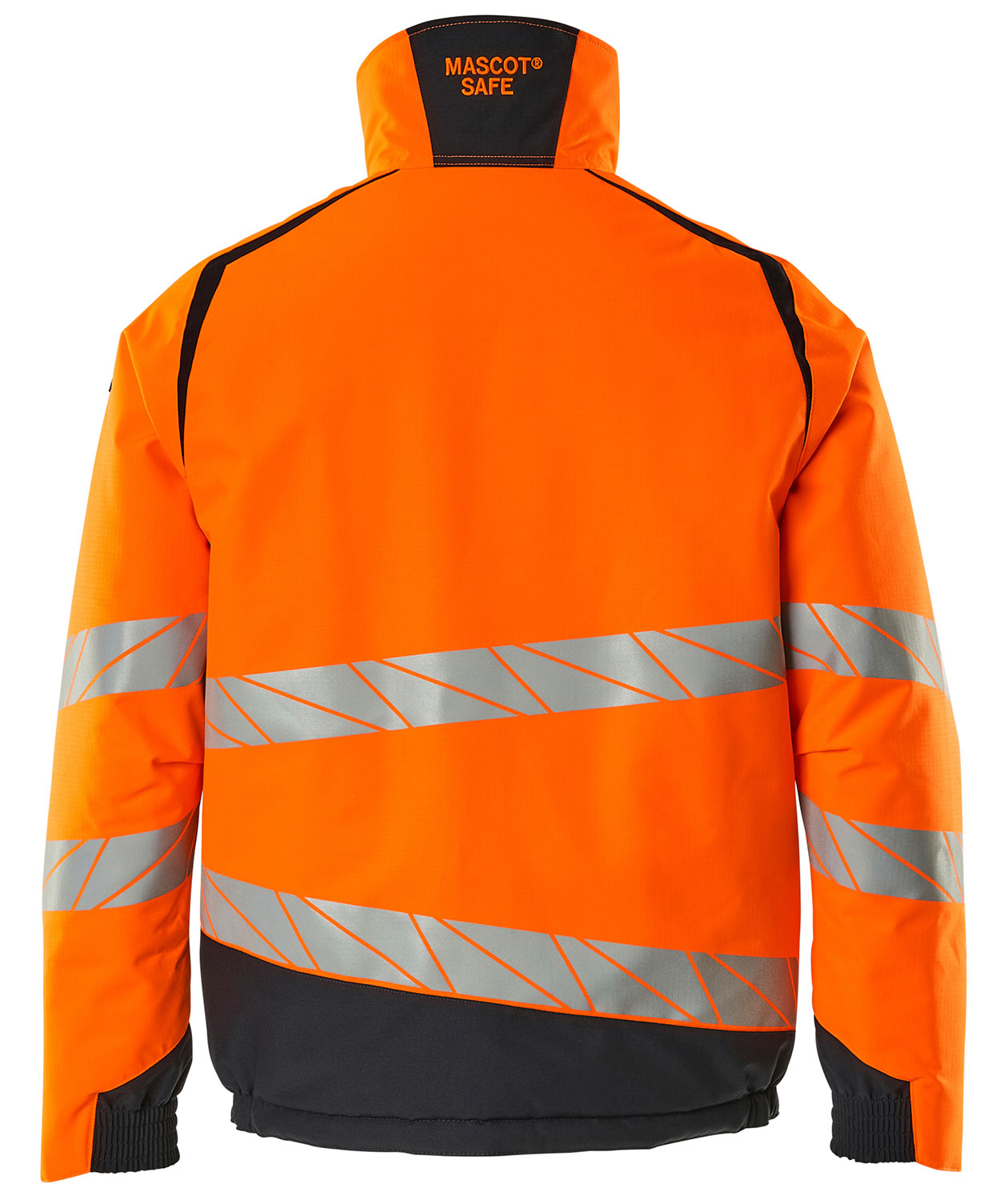 Mascot Accelerate Safe winter jacket, Hi-Vis Orange/Dark Marine, large image number 1