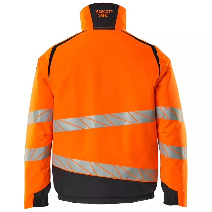 Mascot Accelerate Safe winter jacket, Hi-Vis Orange/Dark Marine, large image number 1