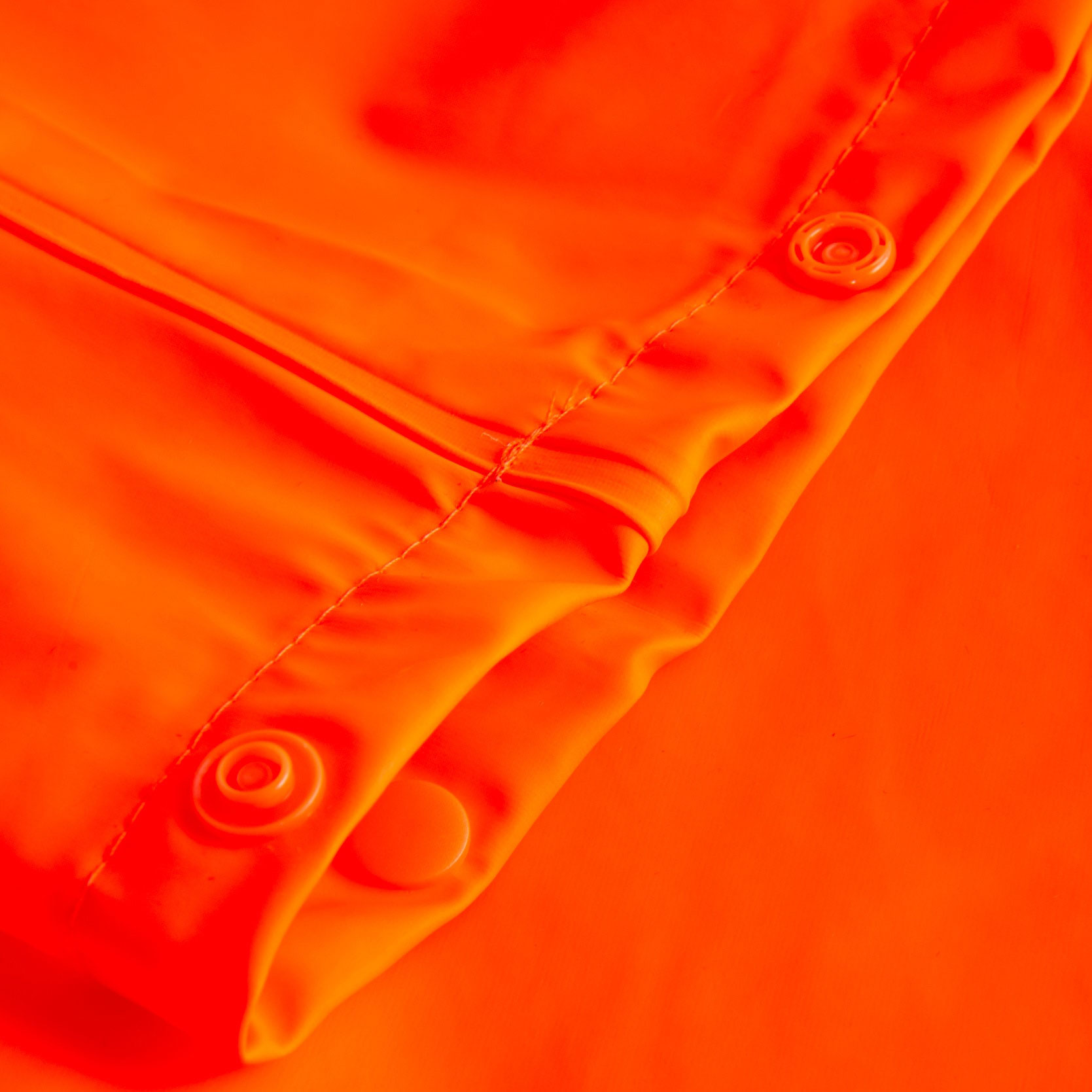 Lyngs&oslash;e PU regndragt, Hi-vis Orange, large image number 3