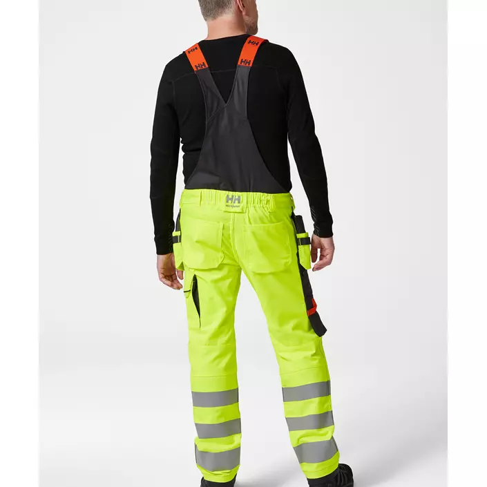 Helly Hansen Alna 2.0 bib and brace, Hi-vis yellow/charcoal, large image number 3