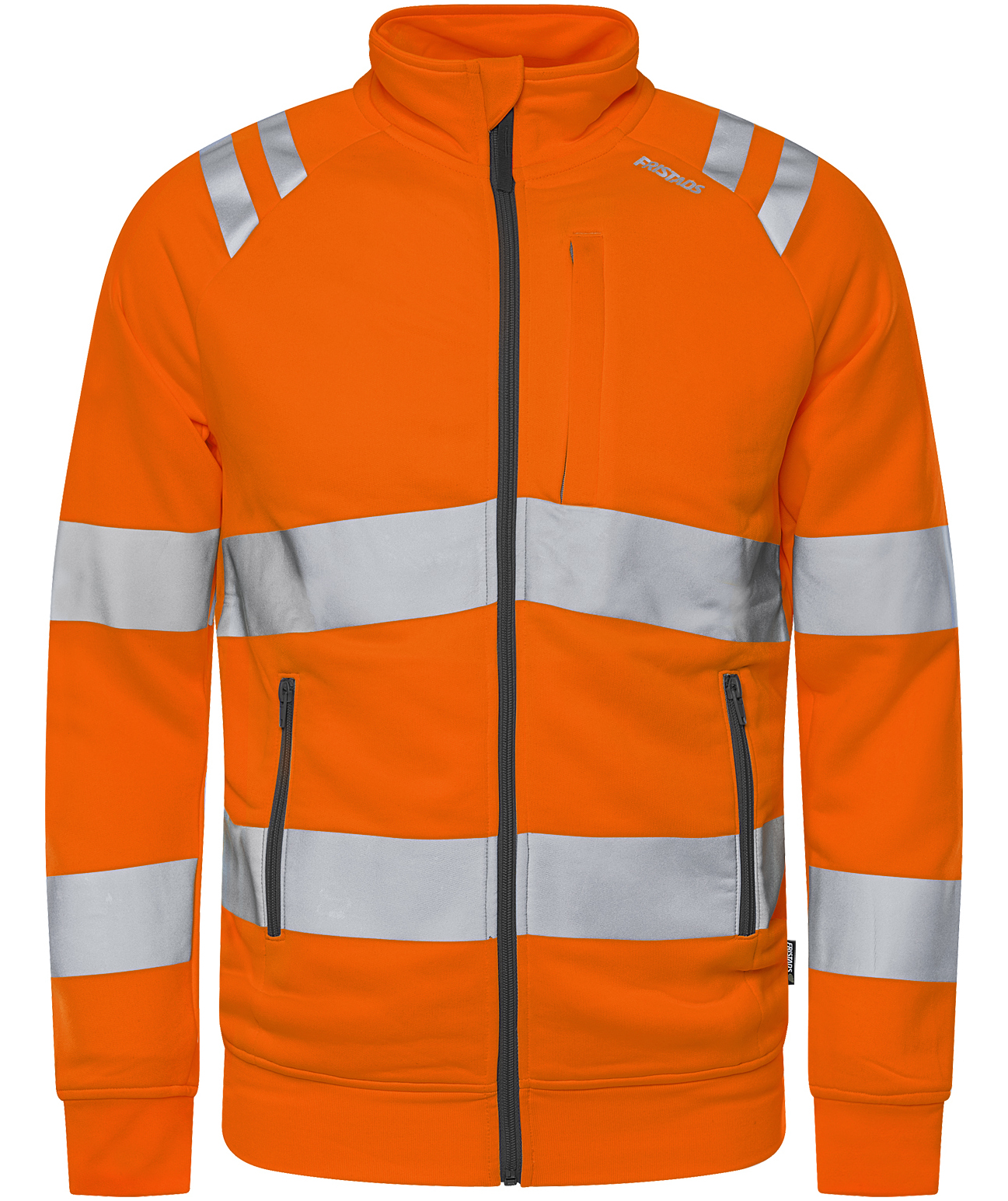 Fristads sweat jacket 7863 GPSW Hi vis Orange