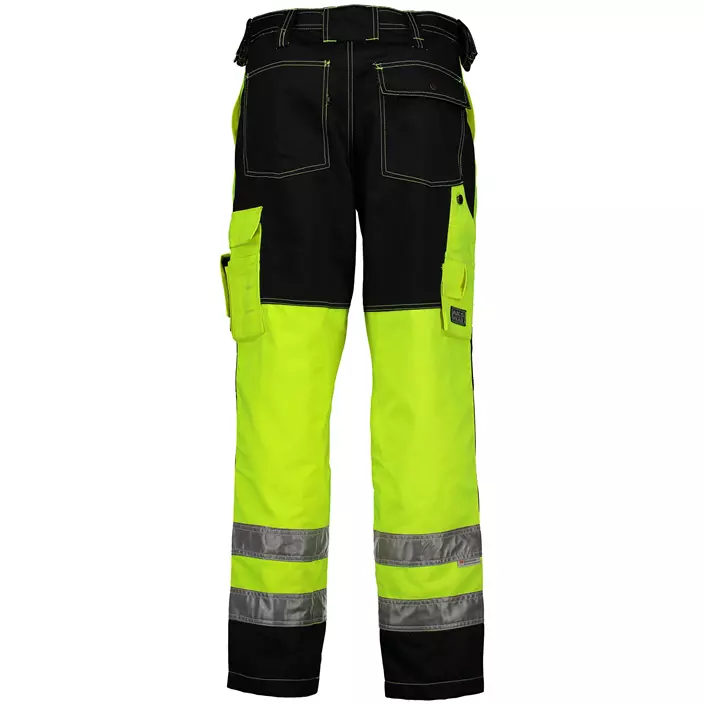 NWC arbejdsbukser, Hi-vis Gul/Sort, large image number 1