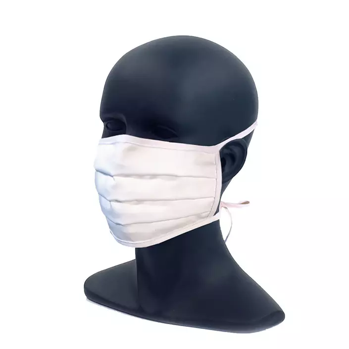Nybo Heartbeat wiederverwendbare Mund-Nasen-Maske, Weiß, Weiß, large image number 0