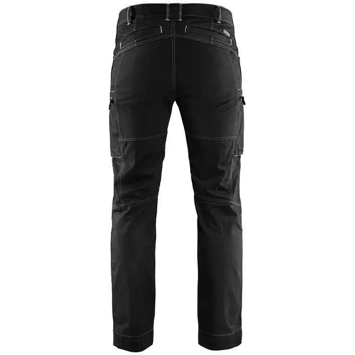 Blåkläder denim service trousers, Black, large image number 1