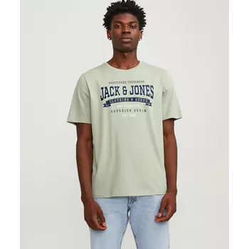 Jack & Jones JJELOGO T-shirt, Desert Sage