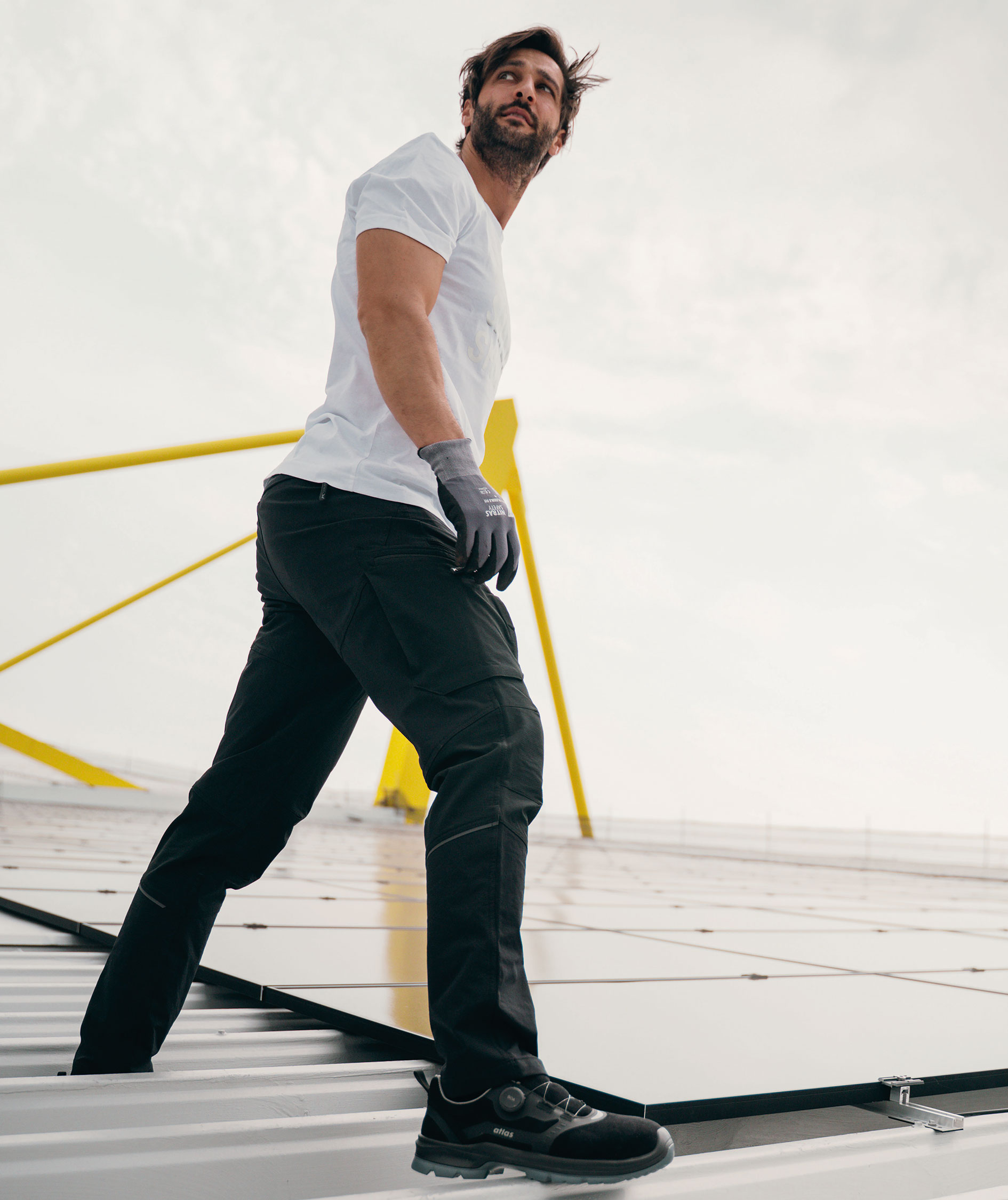 Atlas Flash 6405 XP Boa&reg; sikkerhedssko S3, Sort