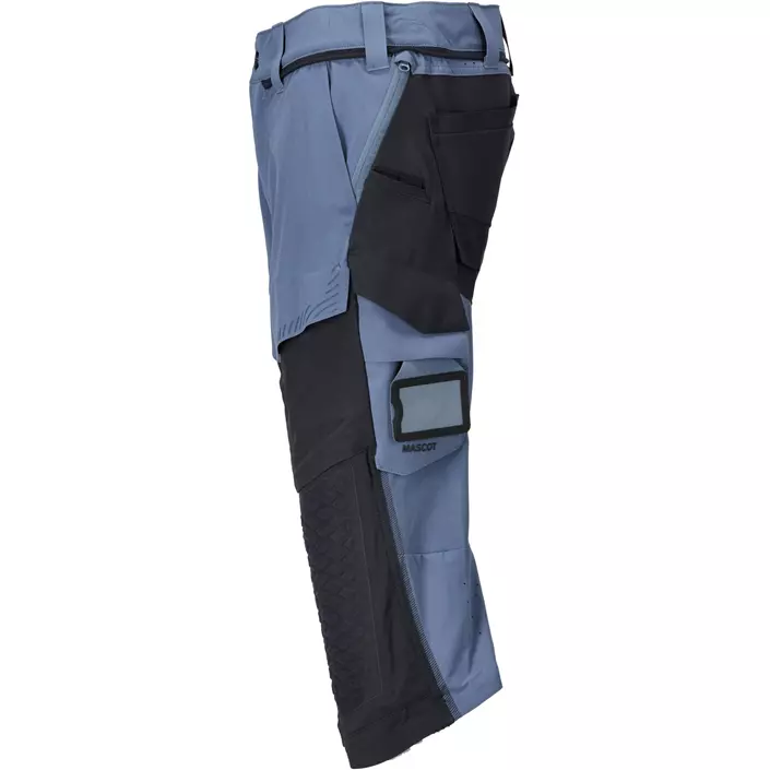 Mascot Customized 3/4-Arbeitshose full stretch, Steinblau/Dunkel Marine, large image number 4