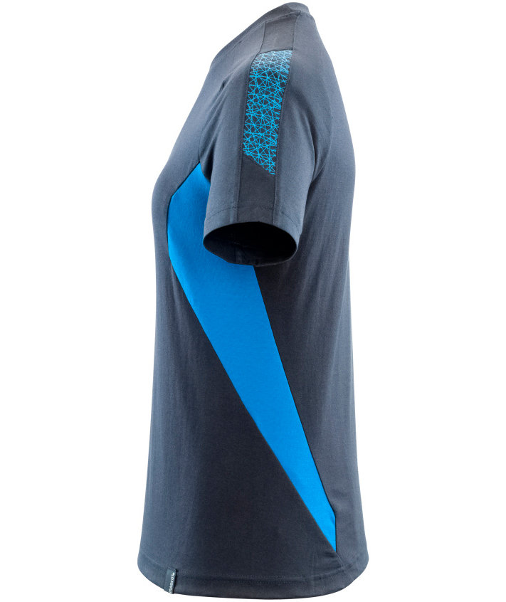 Mascot Accelerate women's T-shirt, Dark Marine/Azure, large image number 2