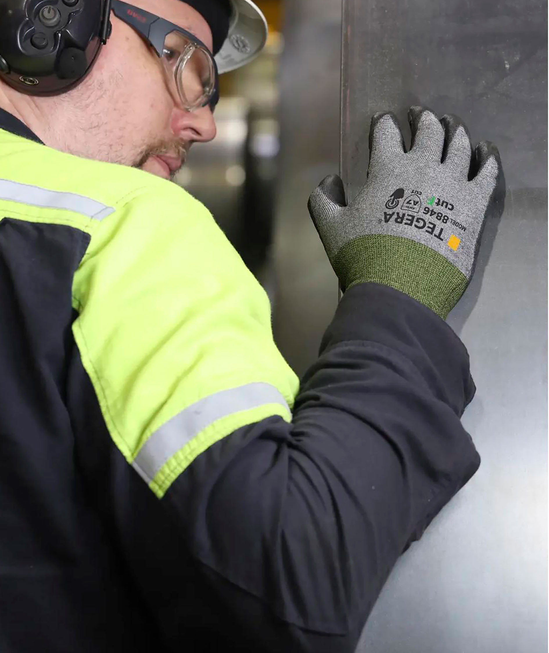 Tegera 8846 cut protection gloves Cut F, Black, large image number 3