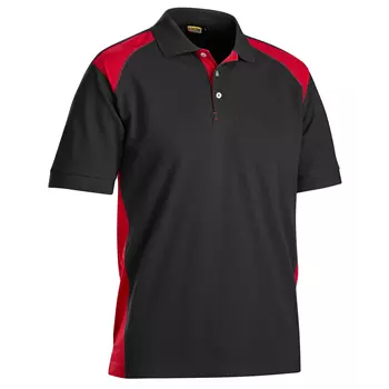 Blåkläder Polo T-skjorte, Svart/Rød
