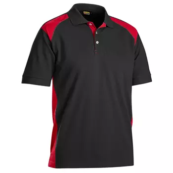 Blåkläder Polo T-shirt, Sort/Rød